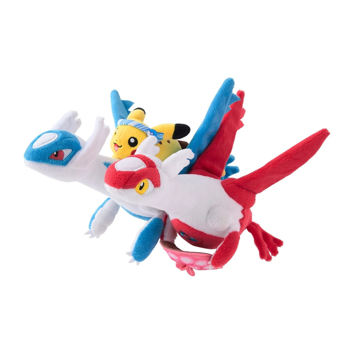 Latios & Latias Pikachu plush, exclusive to Pokémon Center Fukuoka