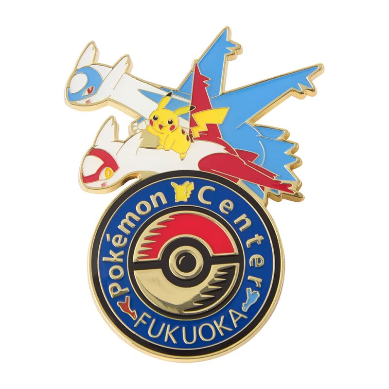 Enamel pin, exclusive to Pokémon Center Fukuoka