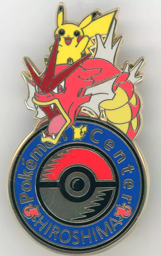 Enamel pin, exclusive to Pokémon Center Hiroshima