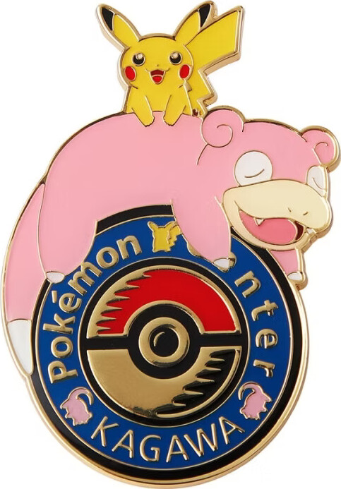 Enamel pin, exclusive to Pokémon Center Kagawa