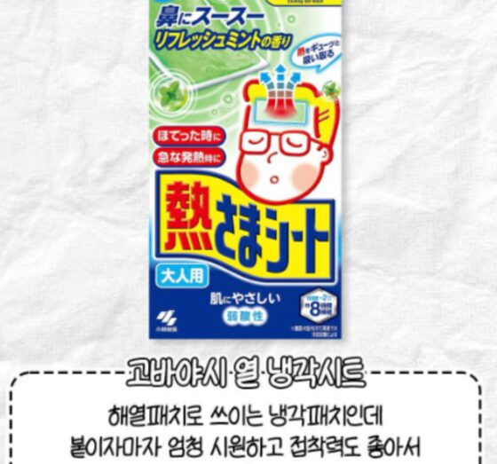 Kobayashi Cooling Gel Patch