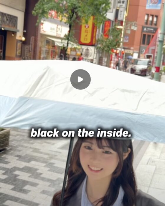 UV parasol (black-lined)
